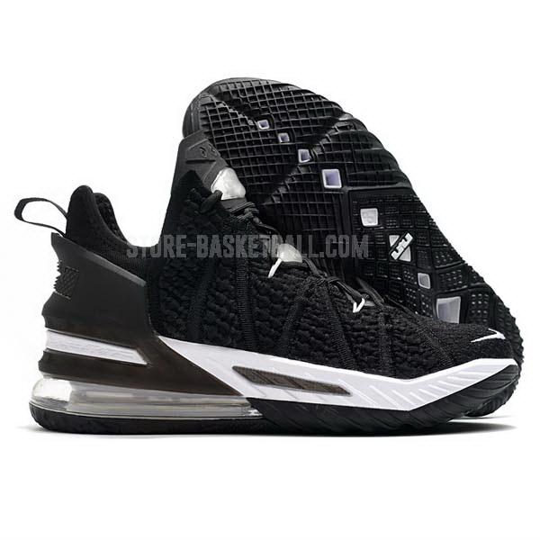 bkt2086 black lebron 18 men's nike basketball shoes