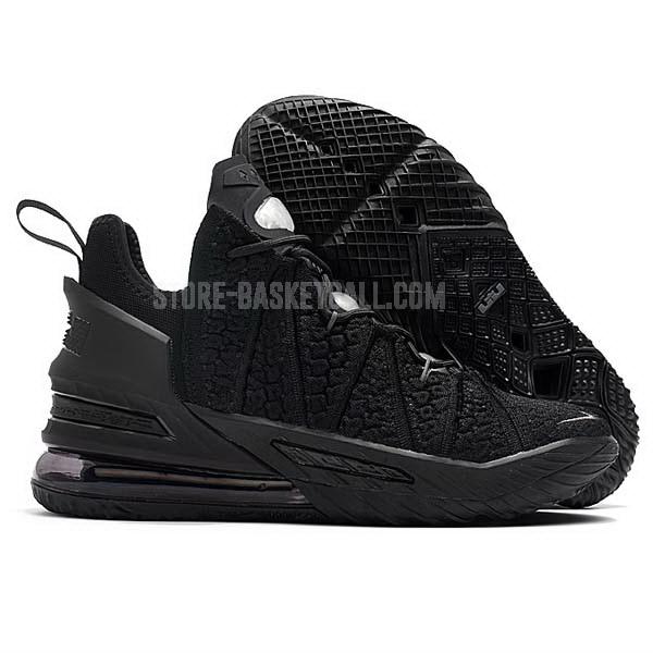 bkt2087 black lebron 18 men's nike basketball shoes