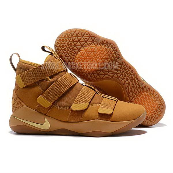 bkt2088 brown lebron soldier 11 men's nike basketball shoes