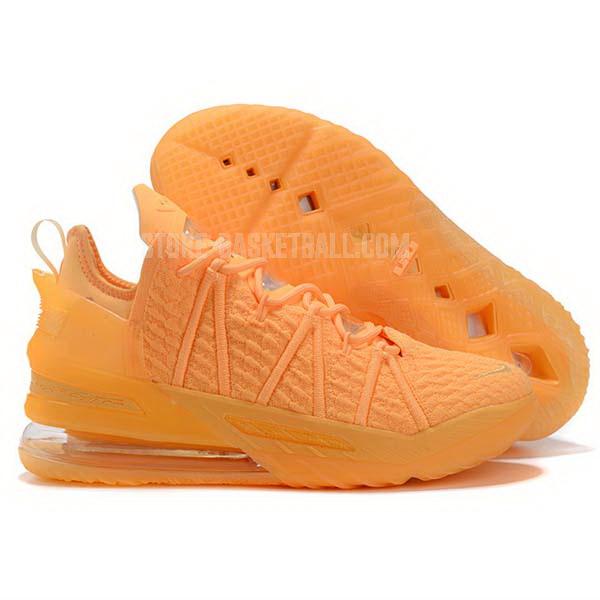 bkt2119 orange lebron 18 men's nike basketball shoes
