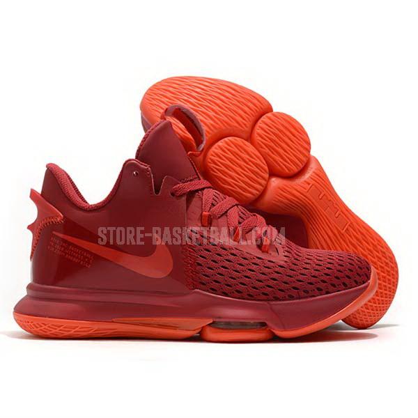 bkt2135 red lebron witness 5 ep men's nike basketball shoes