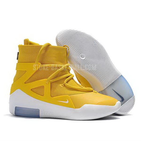 bkt2160 yellow air fear of god 1 men's nike basketball shoes