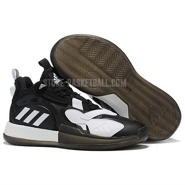 bkt2177 black men's adidas basketball shoes