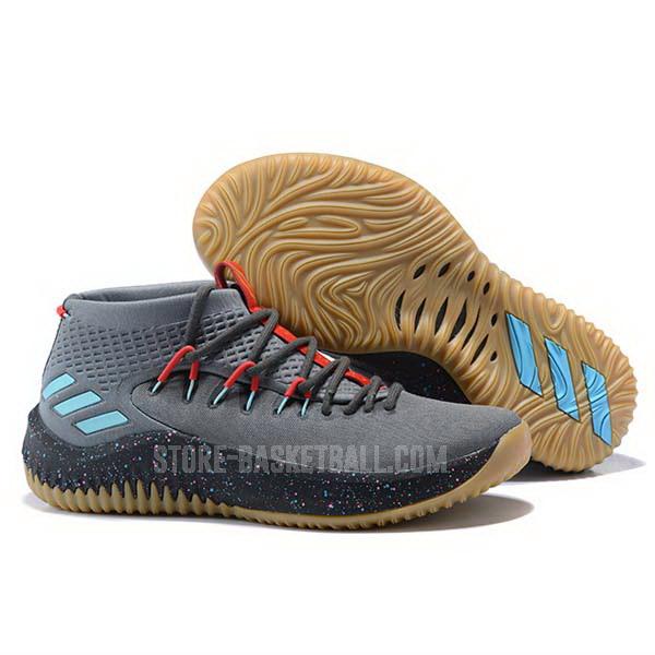 bkt2226 black dame 4 men's adidas basketball shoes