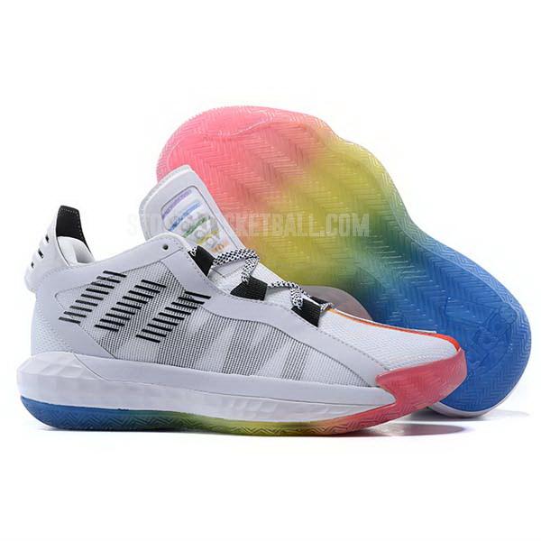 bkt2256 white dame 6 men's adidas basketball shoes