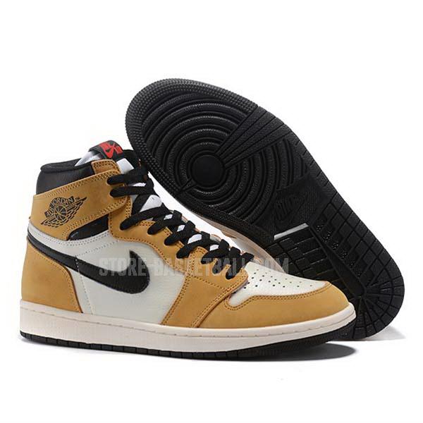 bkt225 brown i high men's air jordan basketball shoes
