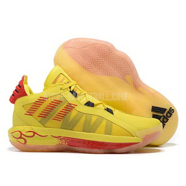 bkt2265 yellow dame 6 men's adidas basketball shoes