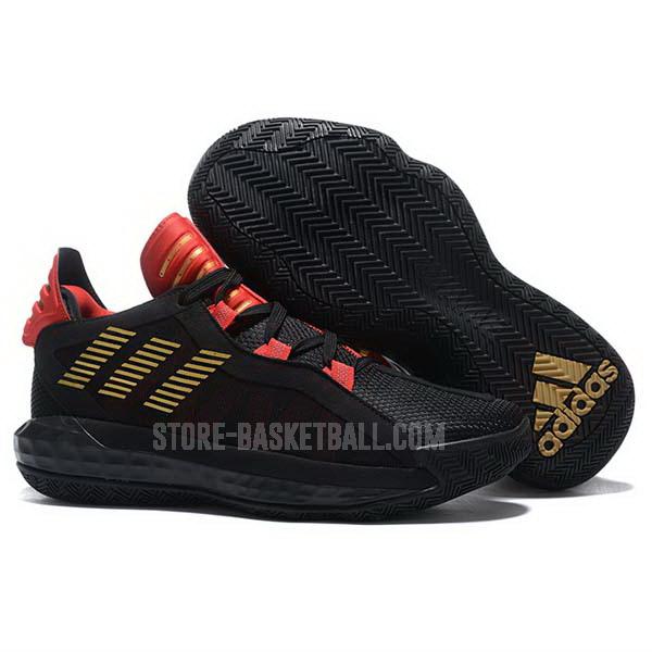 bkt2275 black dame 6 men's adidas basketball shoes
