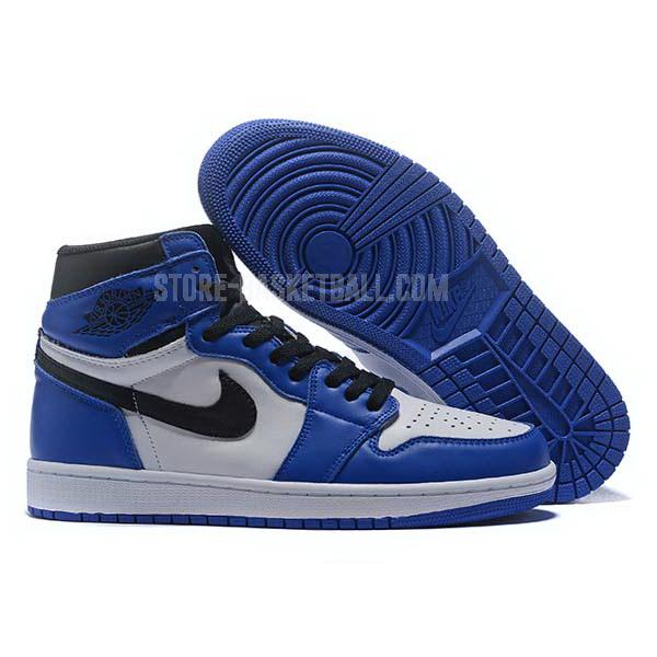 bkt241 blue i high men's air jordan basketball shoes