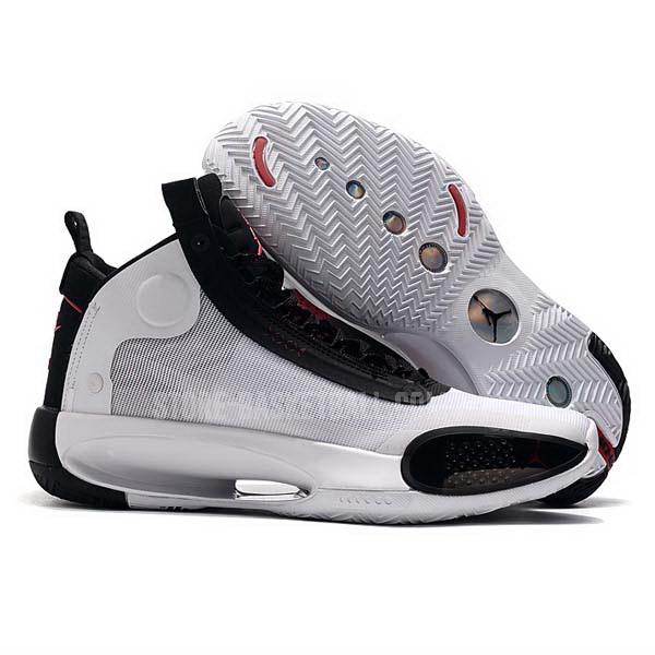 bkt284 white xxxiv 34 men's air jordan basketball shoes