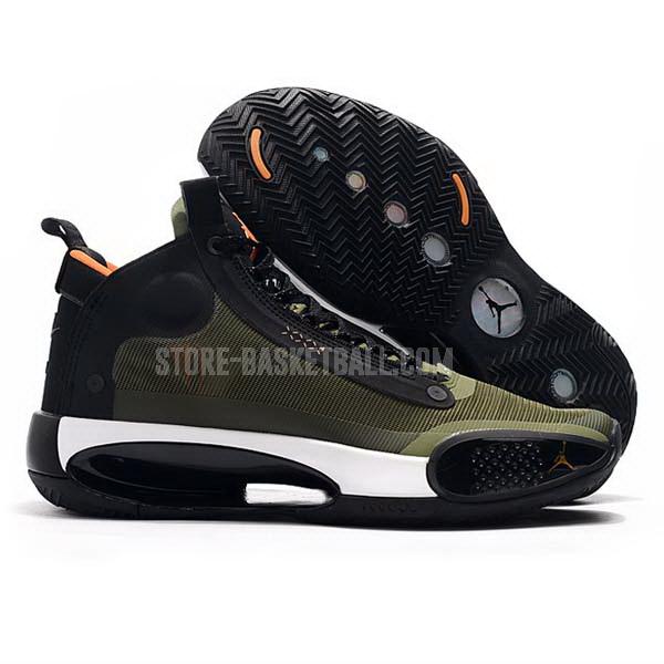 bkt295 green xxxiv 34 men's air jordan basketball shoes