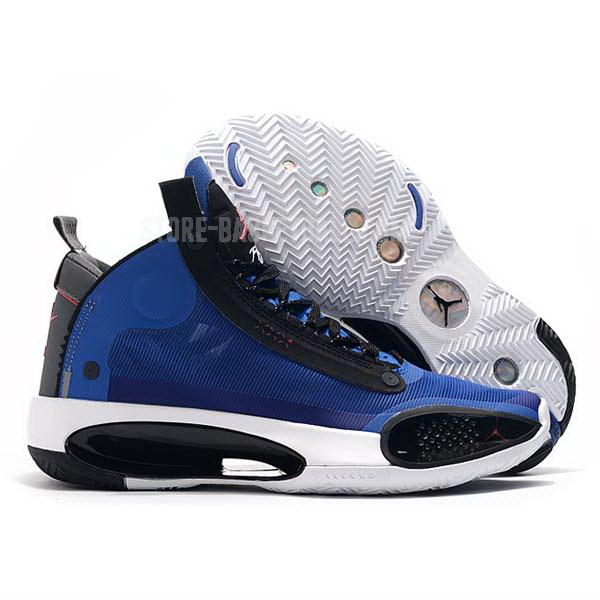 bkt301 blue xxxiv 34 men's air jordan basketball shoes