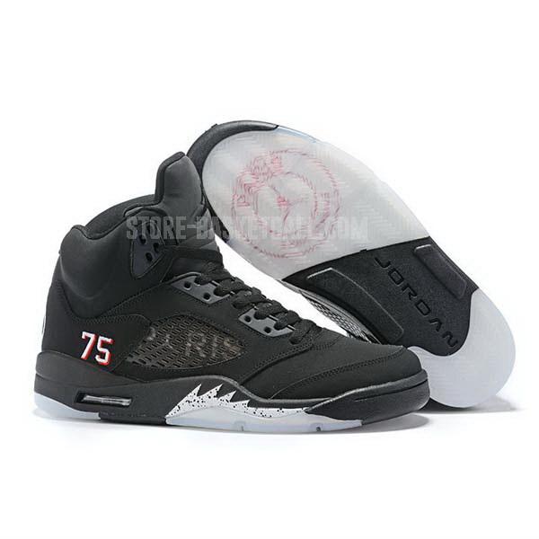 bkt330 black v 5 men's air jordan basketball shoes