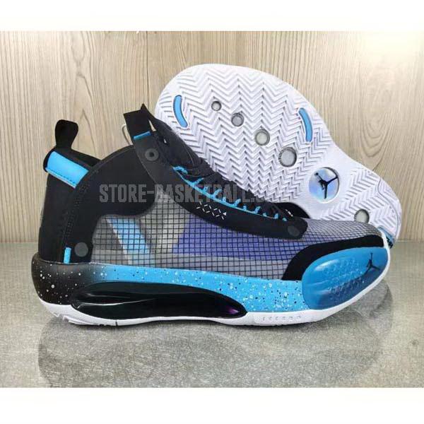 bkt371 blue xxxiv 34 men's air jordan basketball shoes