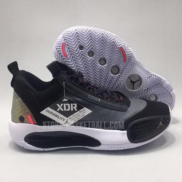 bkt376 black xxxiv 34 low men's air jordan basketball shoes