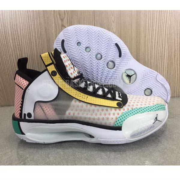 bkt386 pink xxxiv 34 men's air jordan basketball shoes