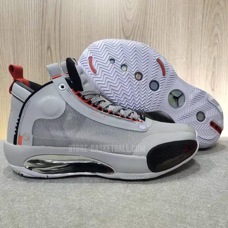bkt389 grey xxxiv 34 men's air jordan basketball shoes