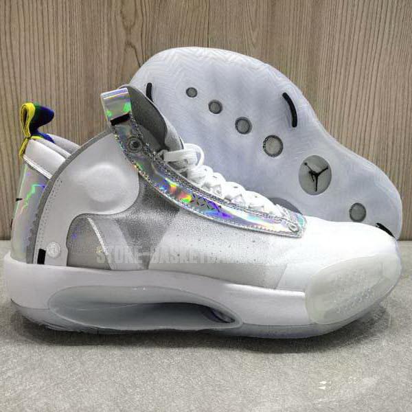 bkt390 white xxxiv 34 men's air jordan basketball shoes