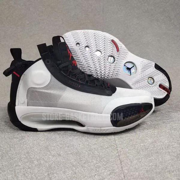 bkt392 white xxxiv 34 men's air jordan basketball shoes