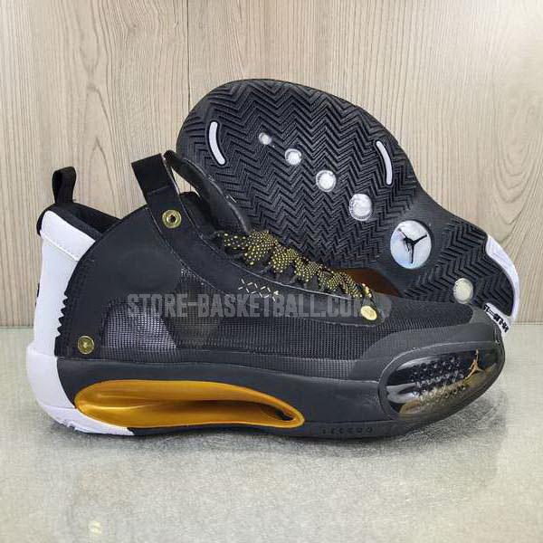 bkt399 black xxxiv 34 men's air jordan basketball shoes