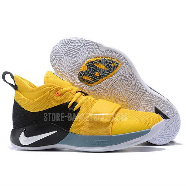 bkt436 yellow paul george pg 2.5 men's nike basketball shoes
