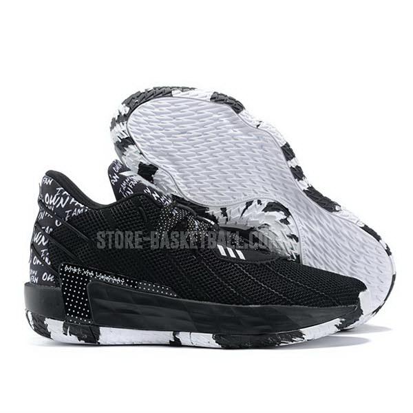 bkt529 black damian lillard dame 7 men's adidas basketball shoes