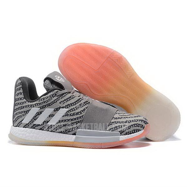 bkt534 grey james harden vol 3 iii men's adidas basketball shoes