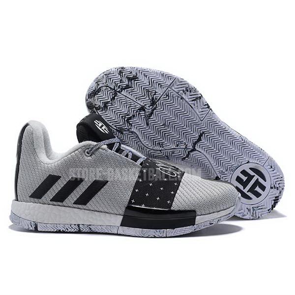 bkt538 grey james harden vol 3 iii men's adidas basketball shoes