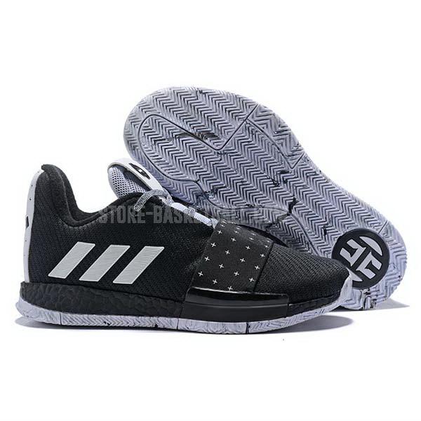 bkt554 black james harden vol 3 iii men's adidas basketball shoes