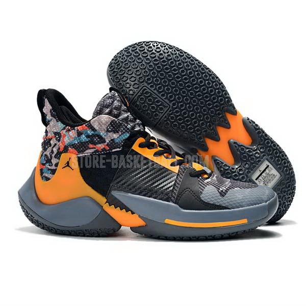 bkt642 grey russell westbrook why not zer0.2 men's air jordan basketball shoes