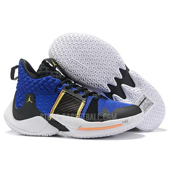bkt653 blue russell westbrook why not zer0.2 men's air jordan basketball shoes