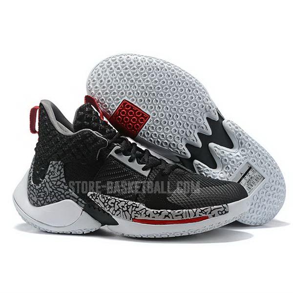 bkt658 black russell westbrook why not zer0.2 men's air jordan basketball shoes