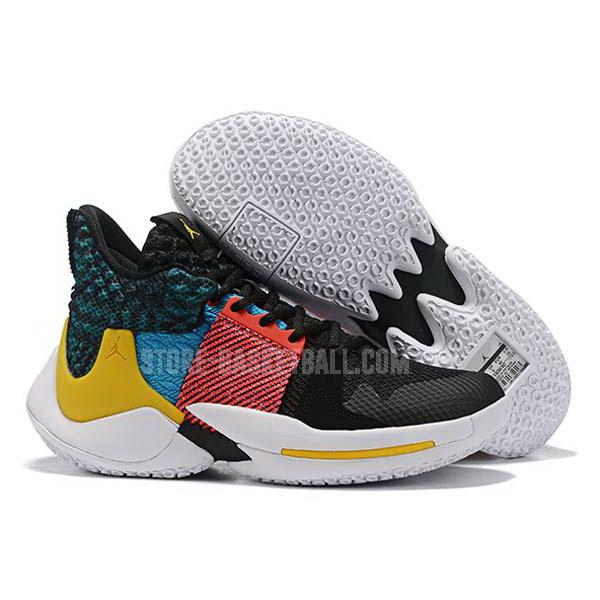 bkt664 black russell westbrook why not zer0.2 men's air jordan basketball shoes