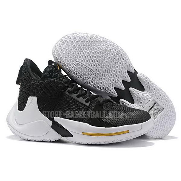 bkt666 black russell westbrook why not zer0.2 men's air jordan basketball shoes