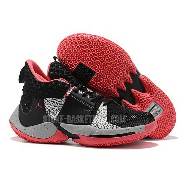 bkt667 black russell westbrook why not zer0.2 men's air jordan basketball shoes