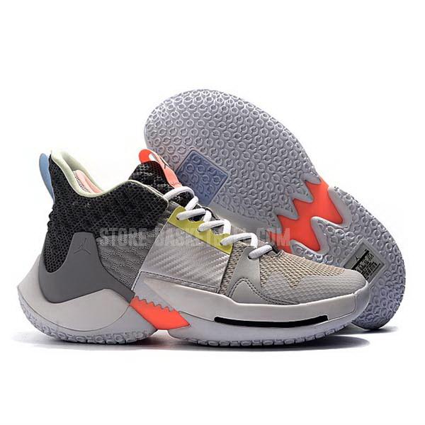 bkt670 grey russell westbrook why not zer0.2 men's air jordan basketball shoes