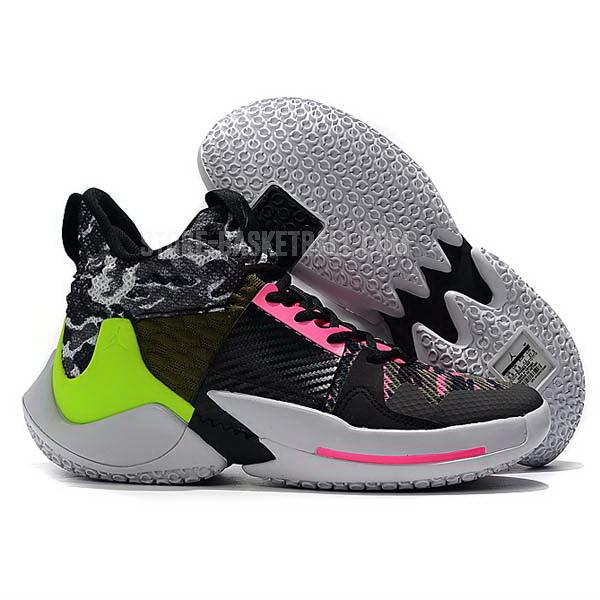 bkt674 black russell westbrook why not zer0.2 men's air jordan basketball shoes