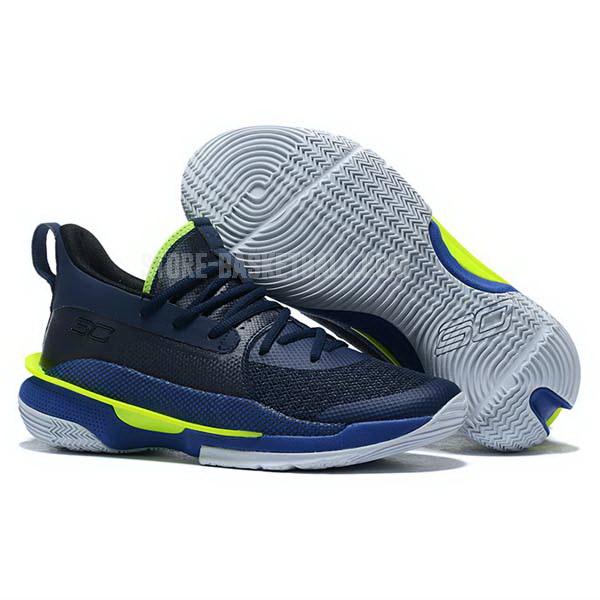 bkt780 blue curry 7 men's under armour basketball shoes