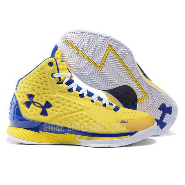 bkt794 yellow curry first 1 men's under armour basketball shoes