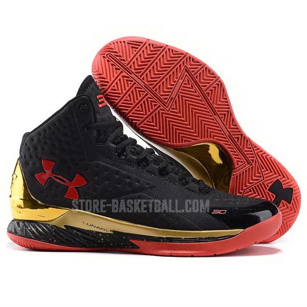 bkt796 black curry first 1 men's under armour basketball shoes