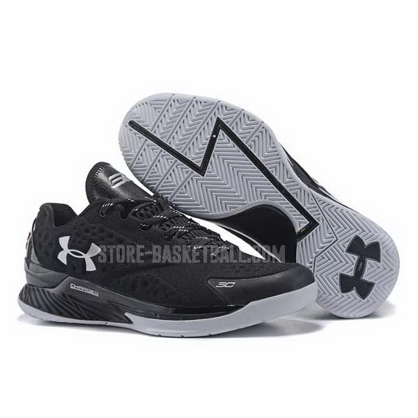 bkt804 black curry first 1 low men's under armour basketball shoes