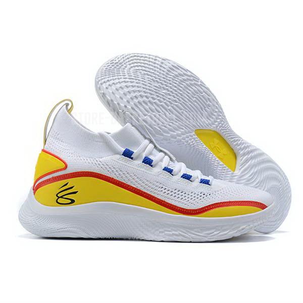 bkt805 white curry 8 men's under armour basketball shoes