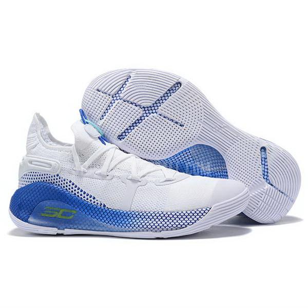 bkt813 white curry 6 men's under armour basketball shoes