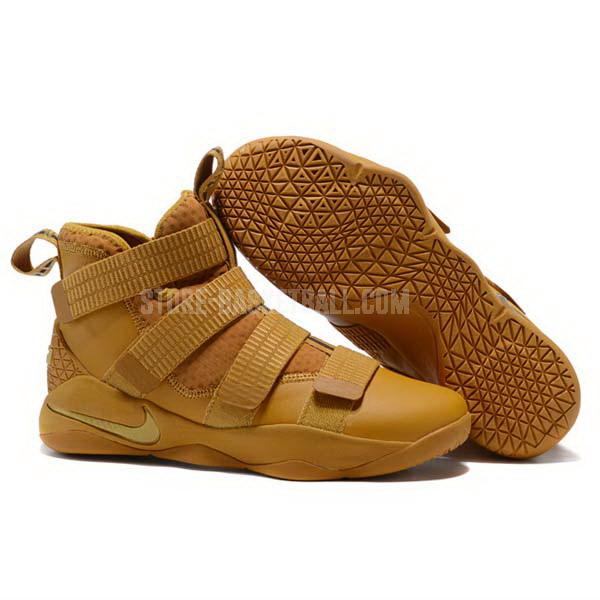 bkt862 brown lebron soldier 11 men's nike basketball shoes
