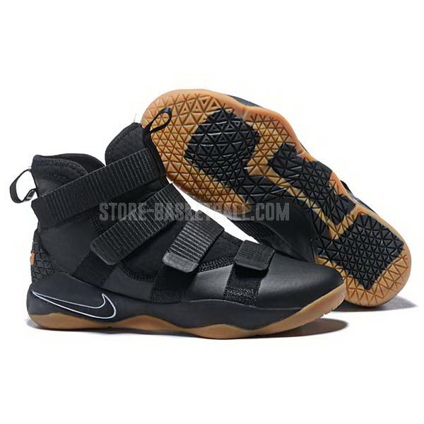 bkt882 black lebron soldier 11 men's nike basketball shoes