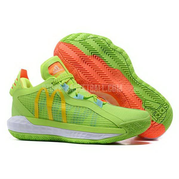 bkt938 green dame 6 men's adidas basketball shoes
