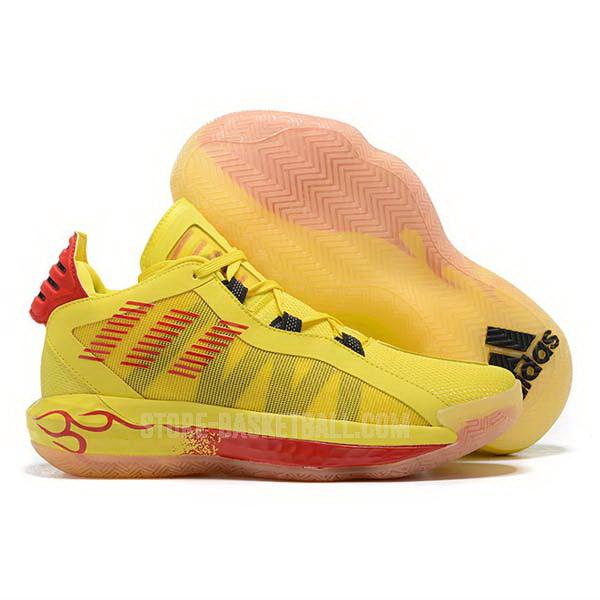 bkt945 yellow dame 6 men's adidas basketball shoes