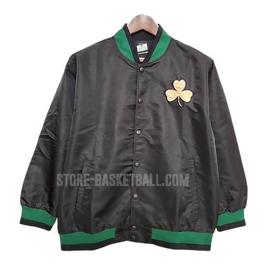 boston celtics black basketball men's jacket