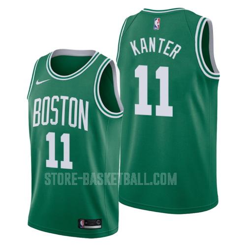 boston celtics enes kanter 11 green icon men's replica jersey