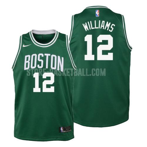 boston celtics grant williams 12 green icon youth replica jersey
